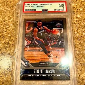 PSA graded, mint condition 2019 Zion Williamson card